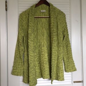 Tunic style open jacket